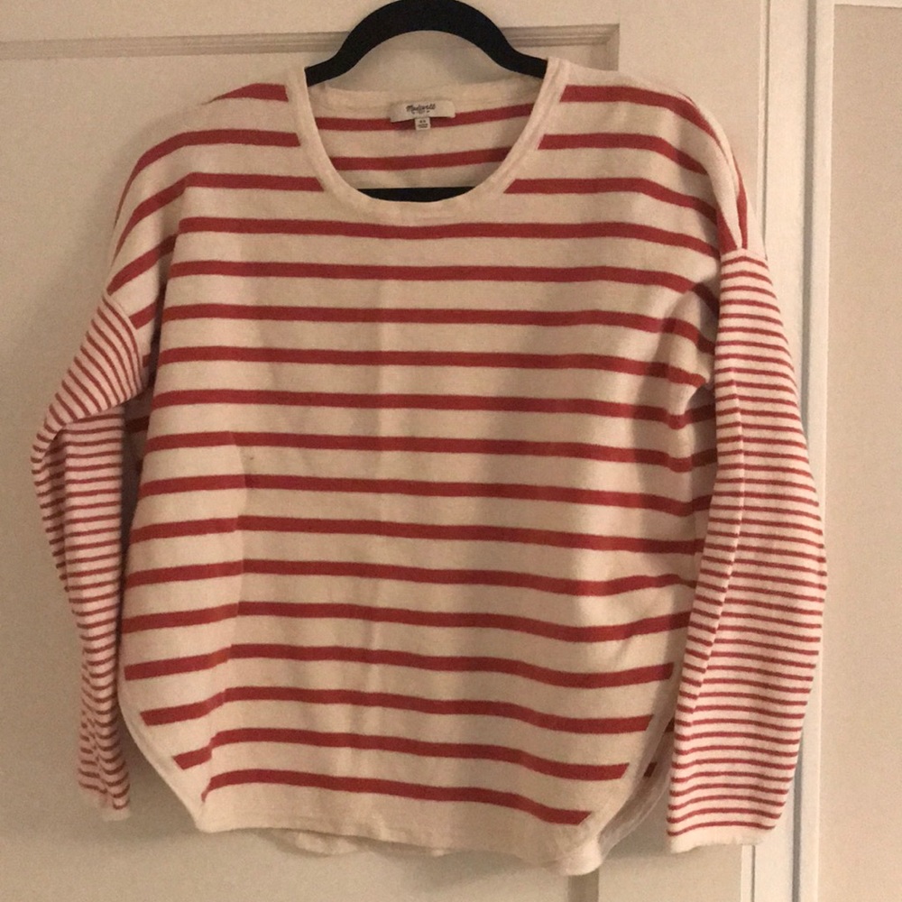 Madewell curved hem sweater